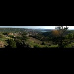 Photo panoramique de la vallée du Rhône