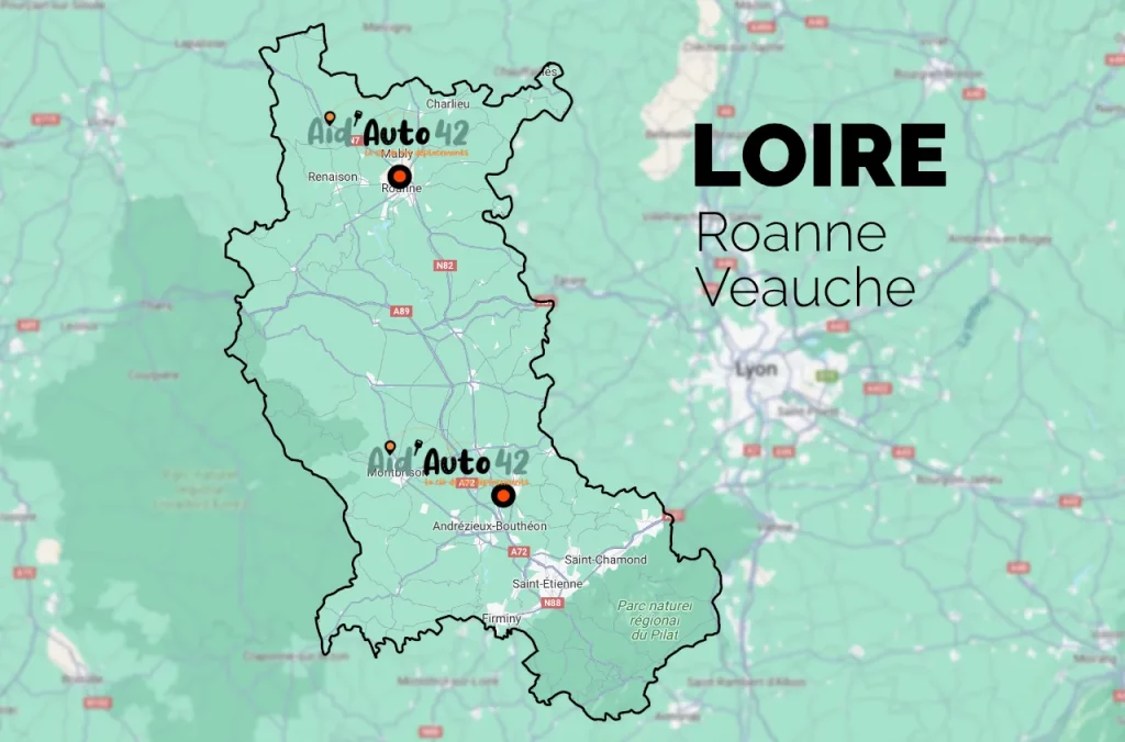 Carte de la Loire