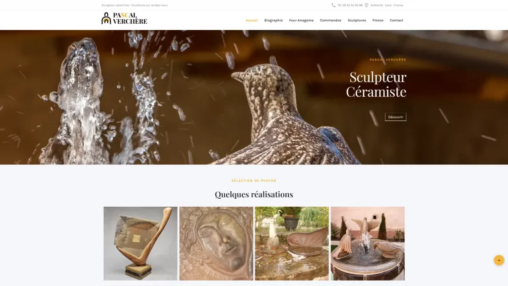 Pascal Verchère sculpteur céramiste