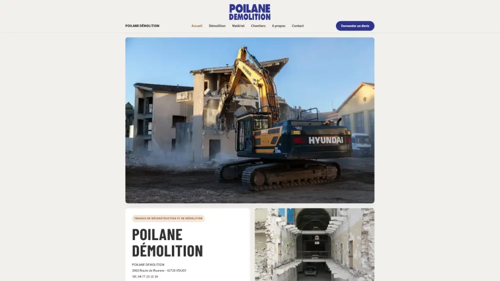 Refonte Poilane Démolition